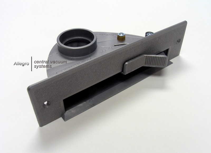 Allegro Central Vacuum Automatic Dustpan Vacpan Silver