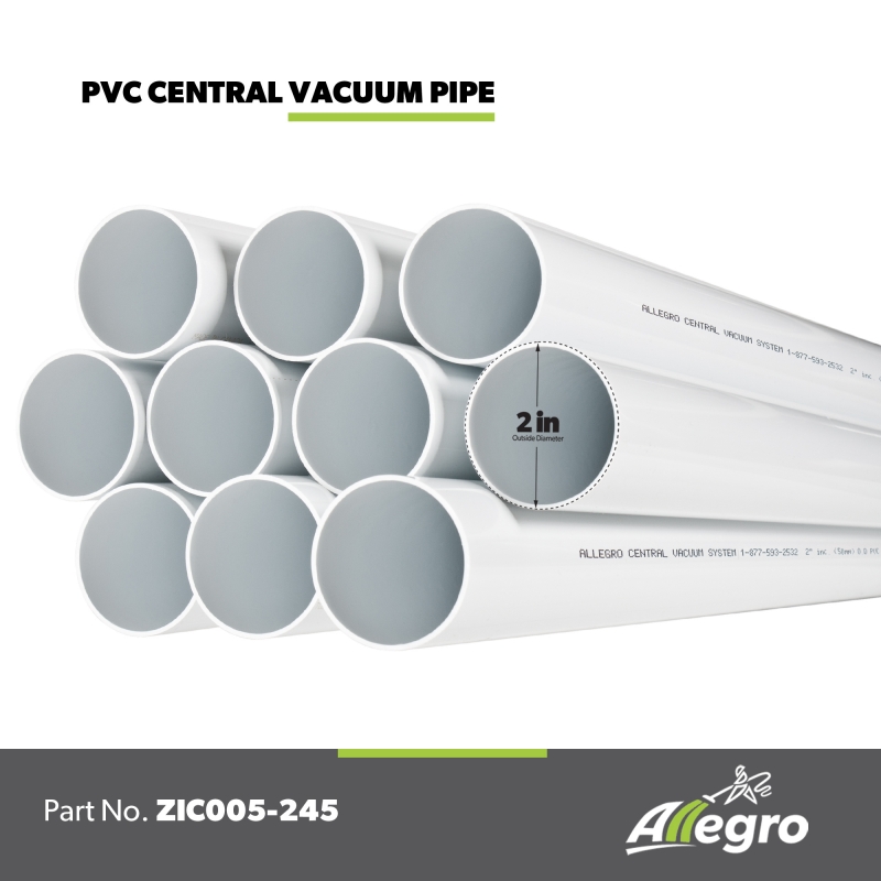 Central Vacuum 2 inch pvc pipe box of 25  five foot sticks best way to ship 