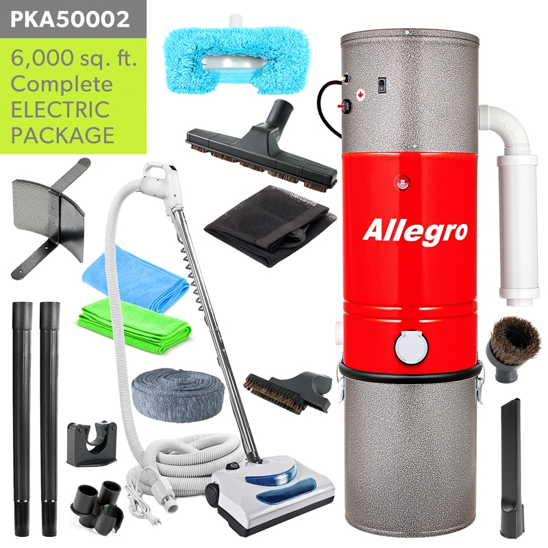 Allegro Central Vacuum Special Promotion Complete Electric Package