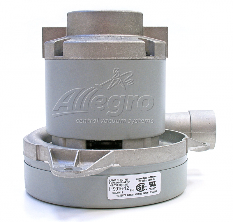 Genuine Vacuflo 260/460/760 Replacement Motor By Ametek Lamb – Model FC550 With Breaker, 122159