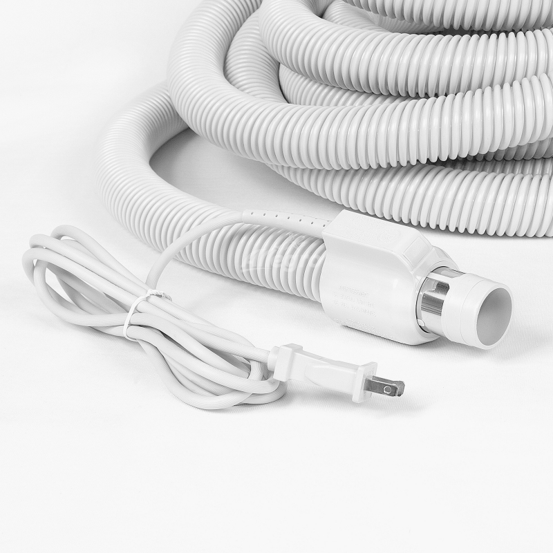 Beam Central Vacuum Deluxe Electric Powerhead 35 Ft Hose Attachment Set