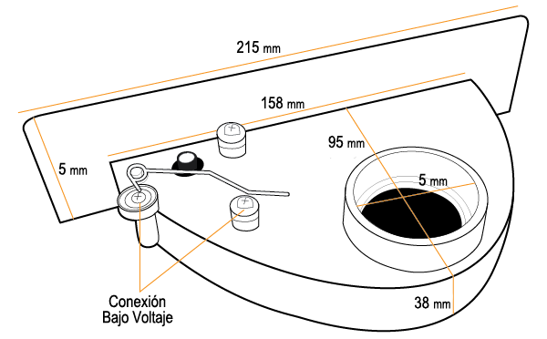 Aspiración Central Allegro Dimensiones del VacPan